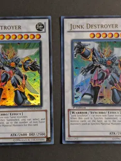 Yugioh TCG Card -2x Junk Destroyer - 5DS3-EN039 - NM/LP - 1st Edition Ultra Rare - Image 4