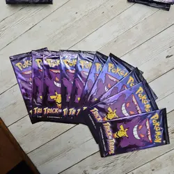 10 Pack Pokemon TCG Trick or Trade Booster Packs 2022 Halloween Card Lot Bundle - Image 1