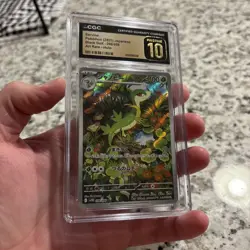 ✨✨ CGC 10 Pristine Servine 088/086 AR Art Rare Black Bolt sv11B Pokemon Card - Image 3