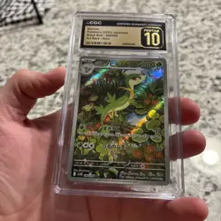 ✨✨ CGC 10 Pristine Servine 088/086 AR Art Rare Black Bolt sv11B Pokemon Card - Image 4