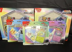 Pokemon TCG Prismatic Evolutions Promo Foil Cards Poster Tech Sticker Lot - Image 1