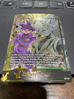 Goku Black Energy Marker Gold E01-07 Dragon Ball Fusion World Card English - Image 3