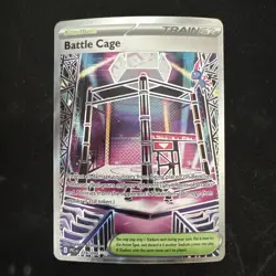 Battle Cage 116/094 Me02: Phantasmal Flames Holo Pokemon Card English - Image 1