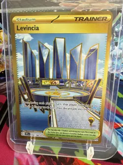Pokemon TCG Trainer Card Levincia Stadium Gold, 244/182 Never Played, Near Mint! - Image 1