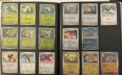 Pokemon Scarlet Violet 151 Partial Set with Binder and Poster Included - Image 2