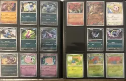 Pokemon Scarlet Violet 151 Partial Set with Binder and Poster Included - Image 3