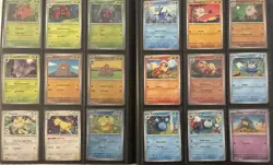 Pokemon Scarlet Violet 151 Partial Set with Binder and Poster Included - Image 4