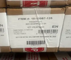 Pokemon TCG Mega Evolution 6 BOX REGULAR BOOSTER BOX CASE Sealed IN HAND - Image 1