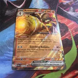Pokemon Armarouge EX 027/182 SV04: Paradox Rift Double Rare Holo - Image 1