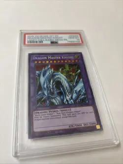 Yugioh PSA 10 GEM Dragon Master Knight LCKC-EN065 Secret Rare 1st Ed 2018 - Image 2