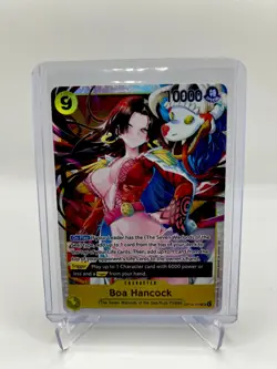 Boa Hancock OP14-112 SR The Azure Sea’s Seven Foil One Piece TCG English NM - Image 1