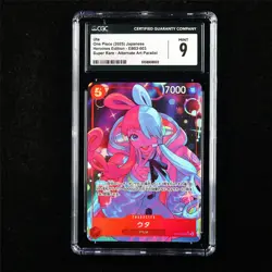 CGC 9 MINT 2025 One Piece JPN Uta EB03-003 SR (Alt Art) - Image 1
