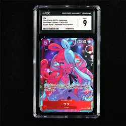 CGC 9 MINT 2025 One Piece JPN Uta EB03-003 SR (Alt Art) - Image 2