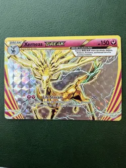 Pokemon Xerneas BREAK 82/114 XY - Steam Siege Holo Rare 150HP Fairy TCG Card - Image 1