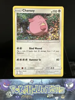 Pokemon Card Chansey 10/12 McDonald's Promos Holo Rare L/P - Image 1