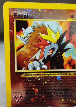 Pokemon TCG Entei WoTC Black Star Promo #34 Reverse Holo Card #Feb1 - Image 2