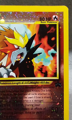 Pokemon TCG Entei WoTC Black Star Promo #34 Reverse Holo Card #Feb1 - Image 4
