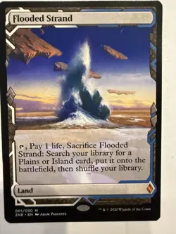 MTG: Flooded Strand Card Regular Zendikar Rising- NM - Image 1