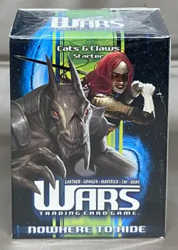 Wars Trading Card Game NOWHERE TO HIDE 2 Starter Decks Cats & Claws, & Overlords - Image 2