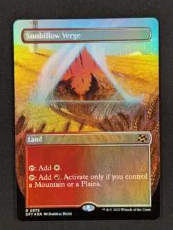 Sunbillow Verge (Borderless) Foil 373 R Aetherdrift (DFT) Near Mint - Image 1