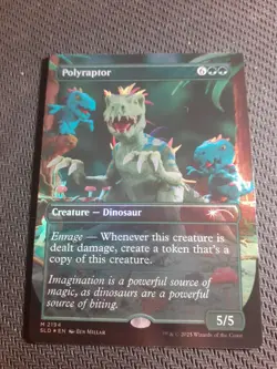 Polyraptor *Foil Borderless* - SLD - NM - Magic The Gathering - MTG - Image 1