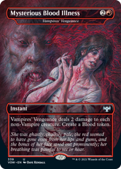 Mysterious Blood Illness - Vampires' Vengeance - Foil - Innistrad: Crimson Vow # - Image 1