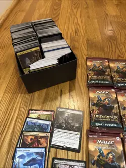 21 MTG LOTR Tales of Middle-earth Draft Booster Pack Sealed + Extra Singles - Image 2