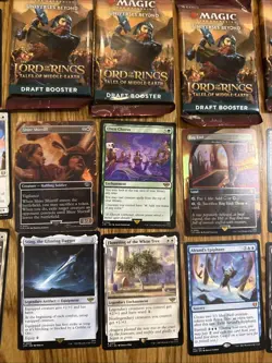 21 MTG LOTR Tales of Middle-earth Draft Booster Pack Sealed + Extra Singles - Image 5