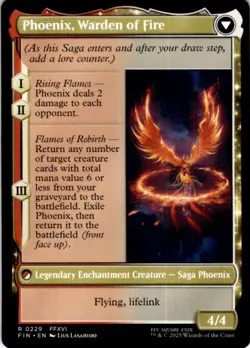 MTG Joshua, Phoenix's Dominant Normal NM FINAL FANTASY Magic 229 - Image 2