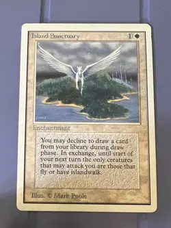 Magic the Gathering MTG Unlimited Island Sanctuary LP (Beta Bob) - Image 1