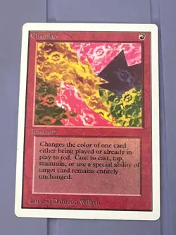 Magic the Gathering MTG Unlimited Chaoslace NM- Beta Bob) - Image 1