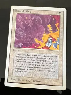 Magic the Gathering MTG Unlimited Blaze of Glory LP+ (Beta Bob) - Image 1