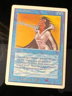 Magic the Gathering MTG Unlimited Drain Power LP (Beta Bob) - Image 1