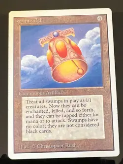 Magic the Gathering MTG Unlimited Kormus Bell LP+ (Beta Bob) - Image 1
