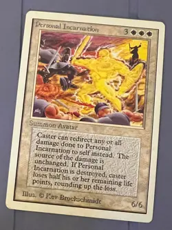 Magic the Gathering MTG Unlimited Personal Incarnation LP (Beta Bob) - Image 1