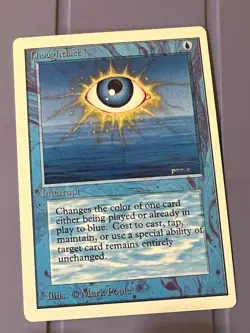 Magic the Gathering MTG Unlimited Thoughtlace LP (Beta Bob) - Image 1