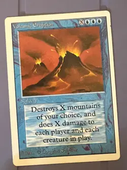 Magic the Gathering MTG Unlimited Volcanic Eruption LP (Beta Bob) - Image 1