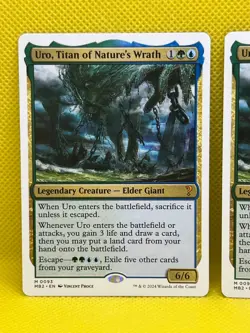MTG Uro, Titan of Nature's Wrath(White Border) Mystery Booster 2 Regular x2 - Image 2