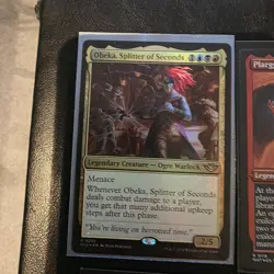 Obeka, Splitter of Seconds EXTRA UPKEEPS Magic MTG Custom Commander Deck - Image 1