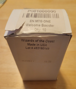 Magic The Gathering - Phyrexia All Will Be One Welcome Booster 10 Pack Box - Image 3