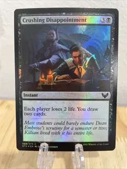 MTG Crushing Disappointment FOIL #068/275 Strixhaven: School of Mages NM/M - Image 1