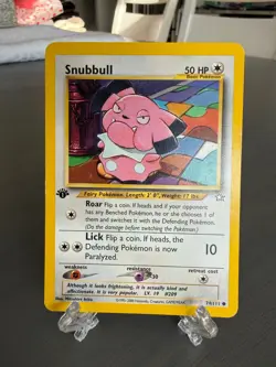 [NM] 2000 Pokemon Neo Genesis Snubbull 1st Edition #74/111 - Image 1