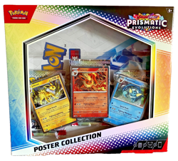 SEALED Pokemon TCG Scarlet & Violet Prismatic Evolutions Poster Collection Box - Image 1