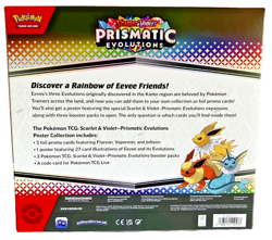SEALED Pokemon TCG Scarlet & Violet Prismatic Evolutions Poster Collection Box - Image 3