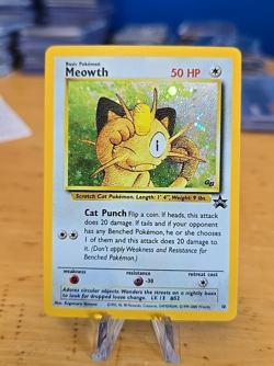 Meowth Game Boy Black Star Promo Holo #10 Pokemon Ready To Grade IMO PSA 8 - Image 1