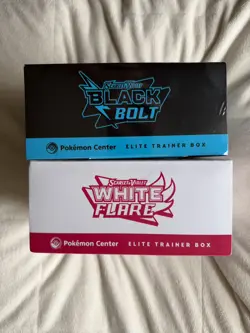 Pokemon TCG Black Bolt & White Flare Pokemon Center Elite Trainer Box ETB - Image 5