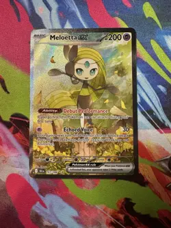 Pokemon TCG Meloetta EX 167/086 Sir Black Bolt Scarlett & Violet - Image 1