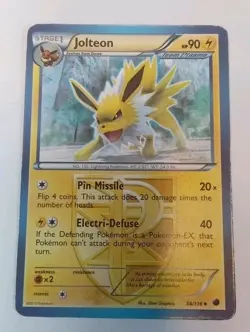 Pokemon. Tcg Jolteon 34/116 Uncommon Regular Plasma Freeze LP - Image 1