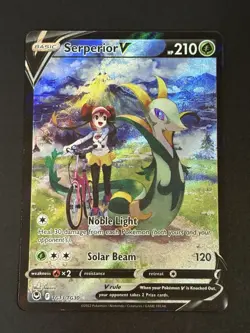 Pokemon TCG Serperior V TG13/TG30 SWSH: Silver Tempest Trainer Gallery - Image 1