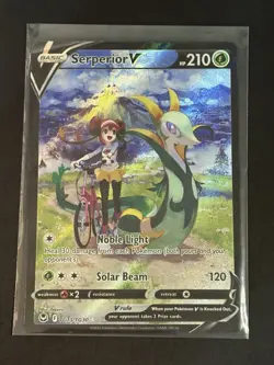 Pokemon TCG Serperior V TG13/TG30 SWSH: Silver Tempest Trainer Gallery - Image 2